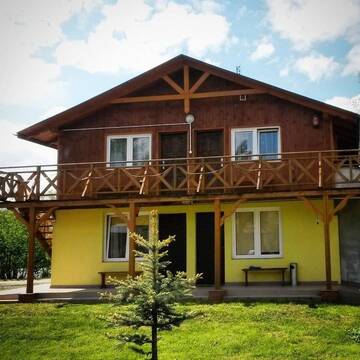 Фото номера Трехместный номер с террасой Фермерские дома Orlik Ośrodek Agroturystyczny г. Ocinek 5